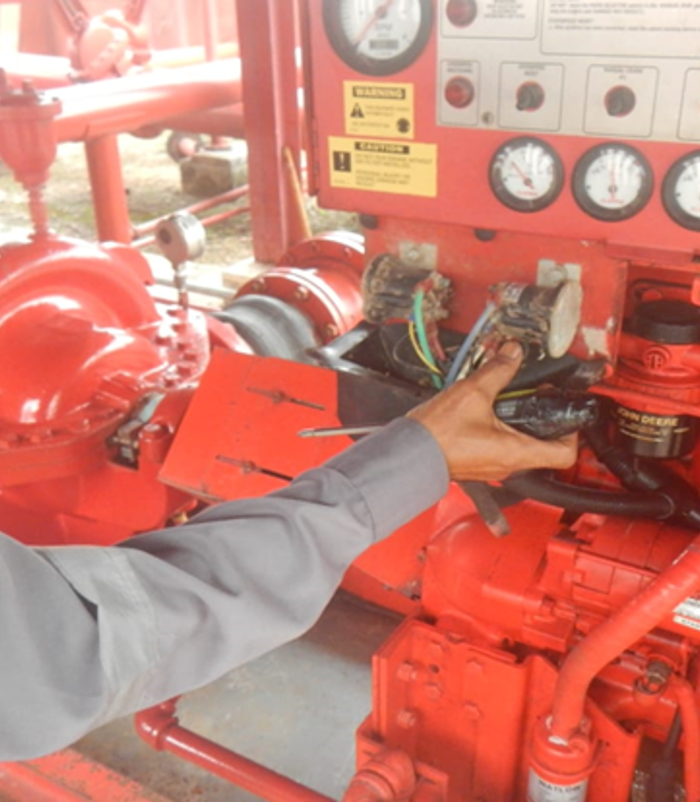Fire pump repair project