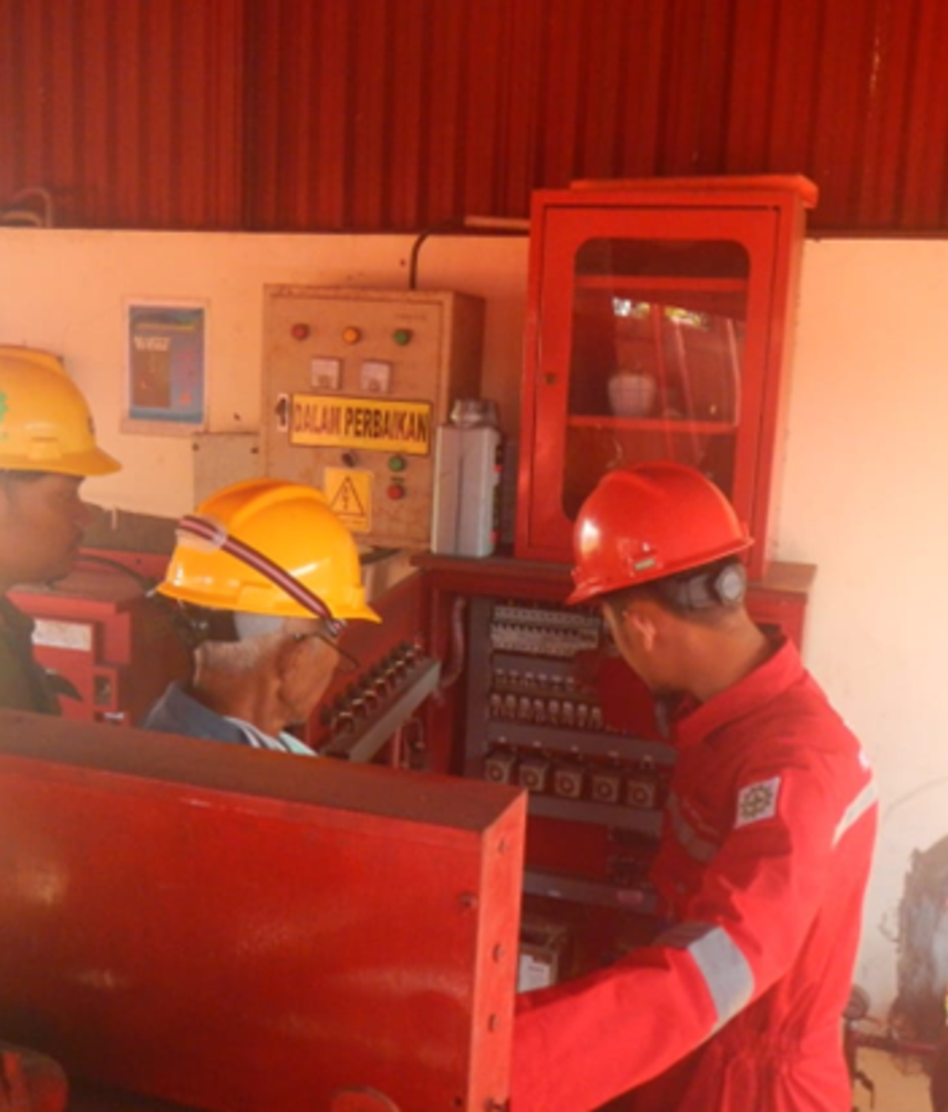 Fire pump repair work