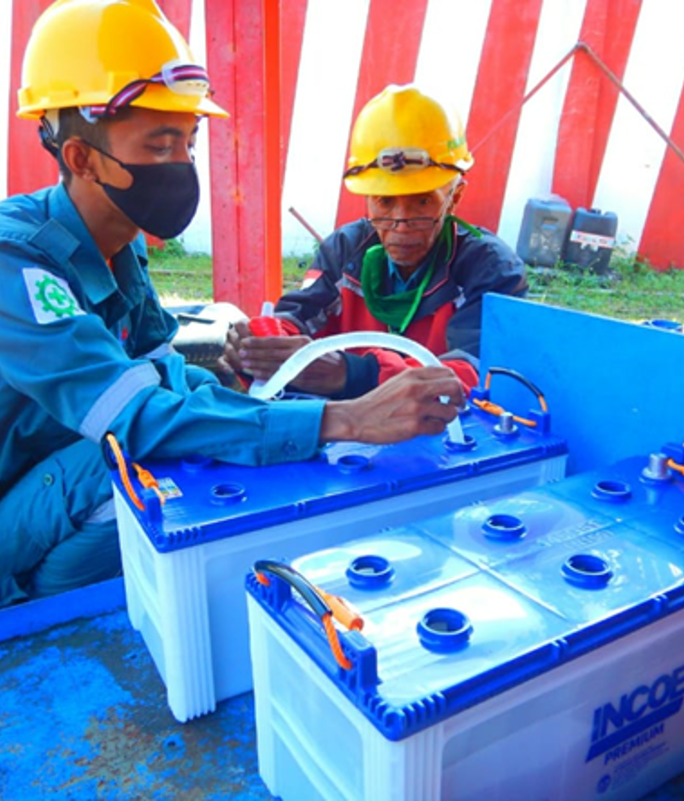 Fire pump maintenance work